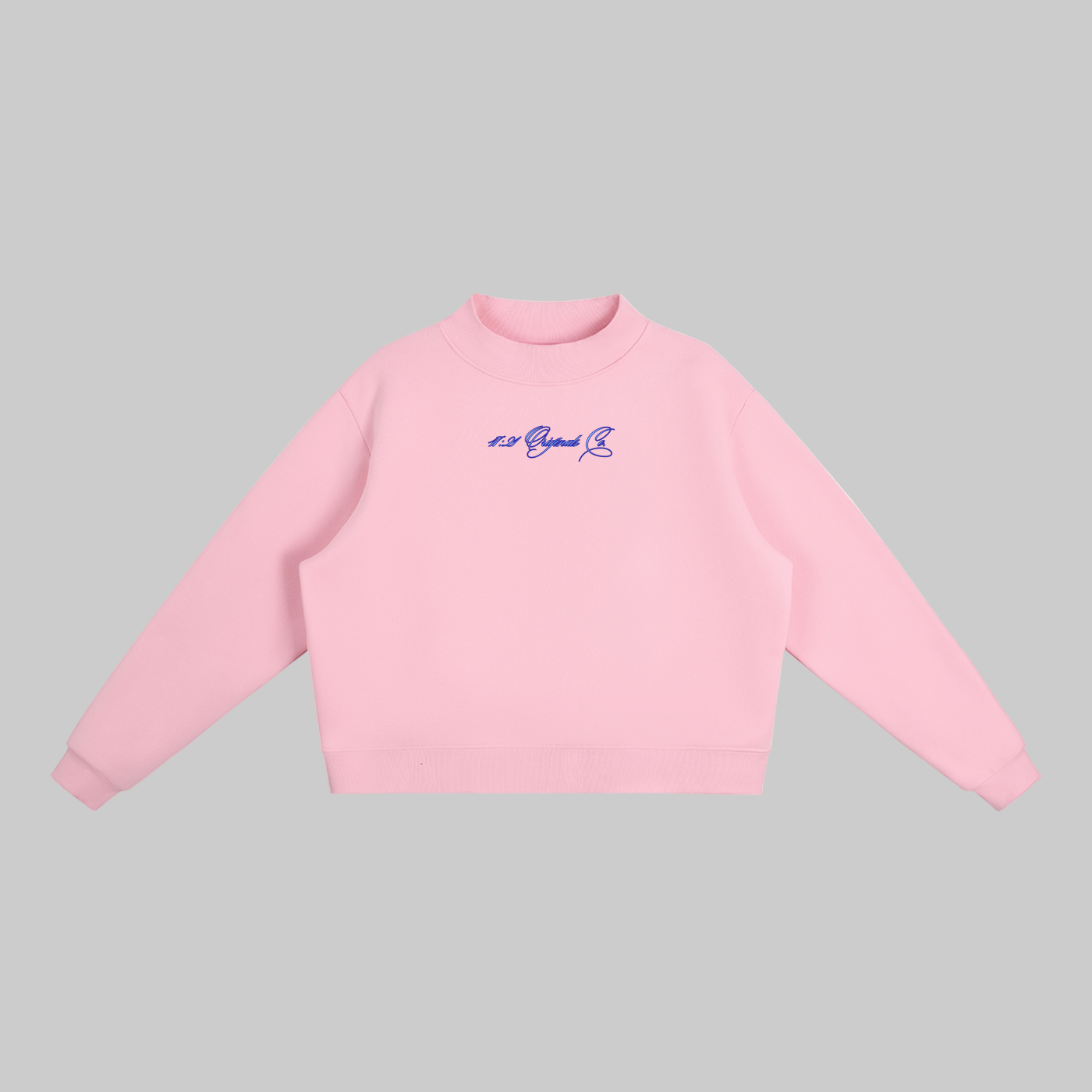 Essential Fleece Mid-Neck Crew Sweatshirt