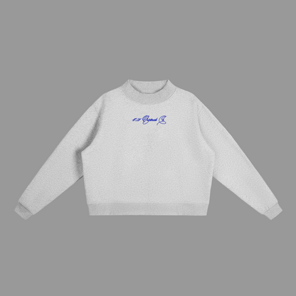 Essential Fleece Mid-Neck Crew Sweatshirt