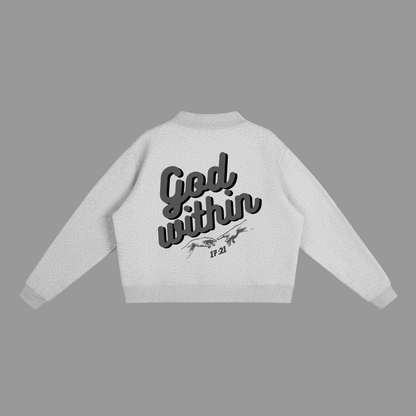 Essential Fleece Mid-Neck Crew Sweatshirt