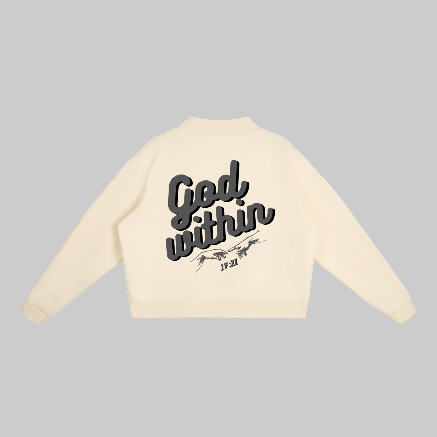 Essential Fleece Mid-Neck Crew Sweatshirt