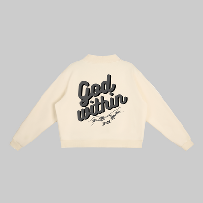 Essential Fleece Mid-Neck Crew Sweatshirt