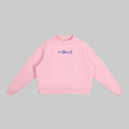 Essential Fleece Mid-Neck Crew Sweatshirt