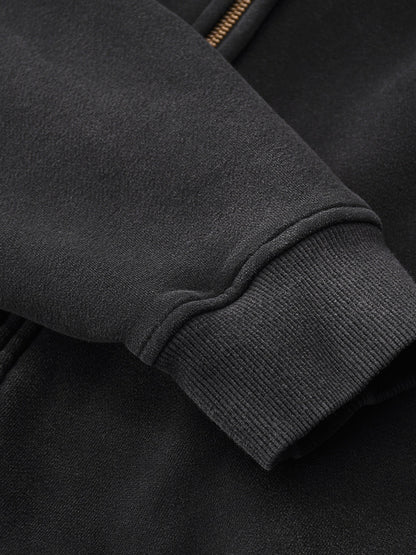 zip up,custom,washed,hoodie,oversized
